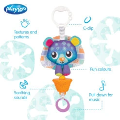 Playgro Musical Polar Pals Bear Muziekdoosje P0188320 -Baby Kinderwagen Serie Winkel 0188320 polar pals musical pullstring bear feature image