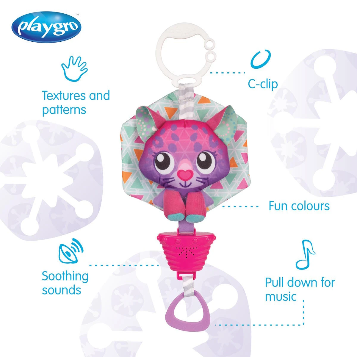 Playgro Musical Polar Pals Cat Muziekdoosje P0188321 5 Playgro Musical Polar Pals Cat Muziekdoosje P0188321 - Afbeelding 3