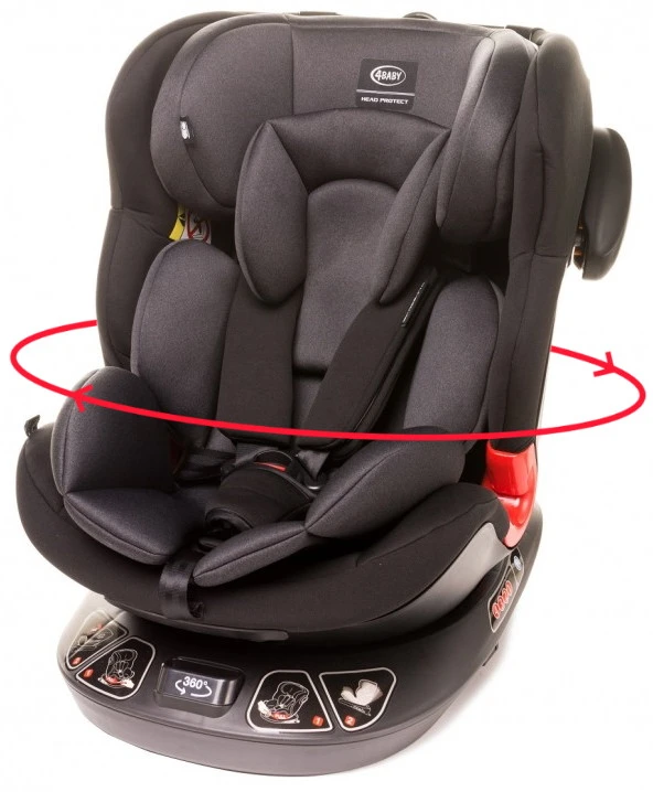 4Baby Space-Fix 2022 Graphite 360º 0-36 Kg Autostoel 3 4Baby Space-Fix 2022 Graphite 360º 0-36 Kg Autostoel