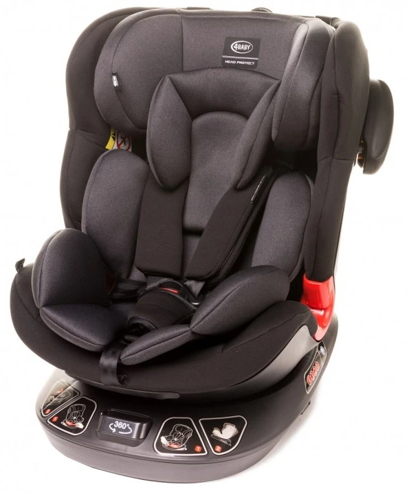 4Baby Space-Fix 2022 Graphite 360º 0-36 Kg Autostoel 4 4Baby Space-Fix 2022 Graphite 360º 0-36 Kg Autostoel - Afbeelding 2