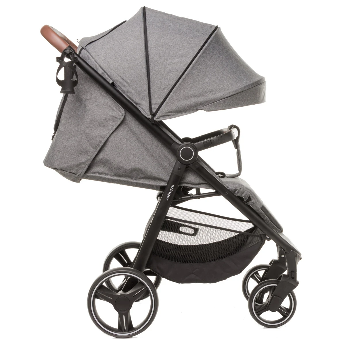 4Baby Stinger XXIII Melange Grey Wandelwagen 7 4Baby Stinger XXIII Melange Grey Wandelwagen - Afbeelding 5