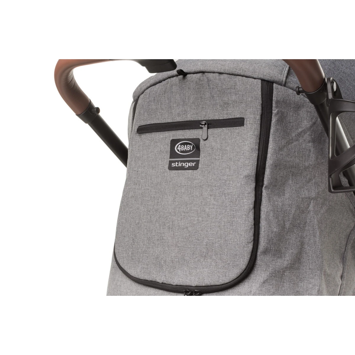 4Baby Stinger XXIII Melange Grey Wandelwagen 11 4Baby Stinger XXIII Melange Grey Wandelwagen - Afbeelding 9