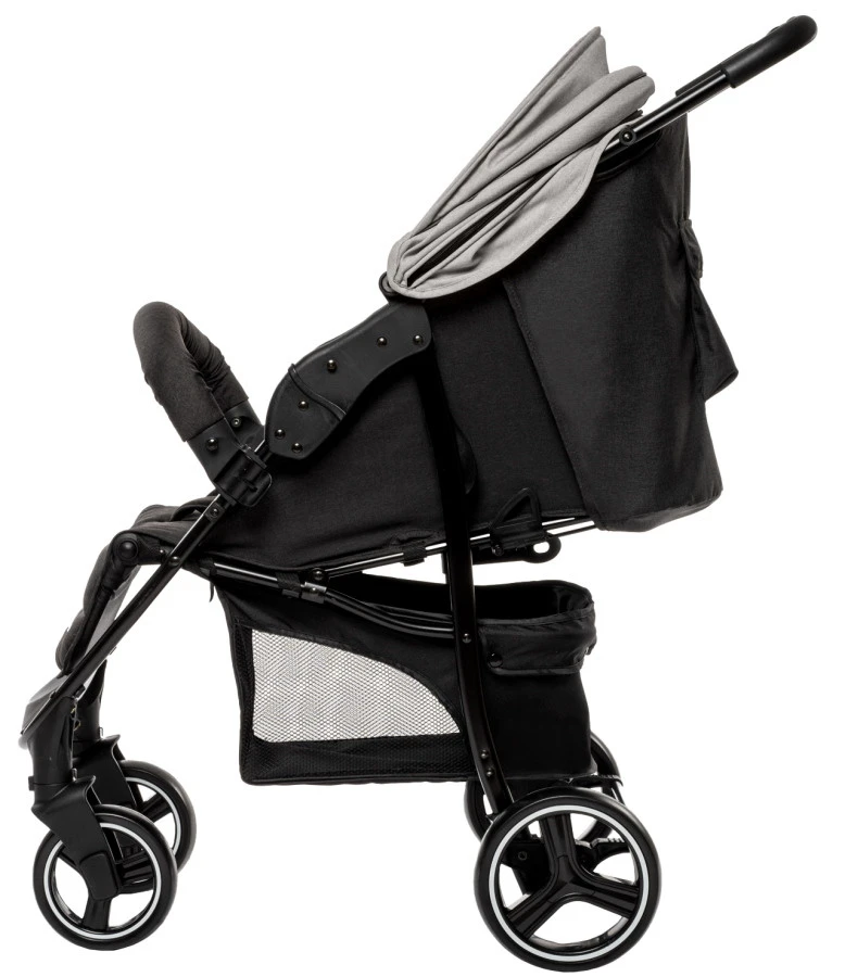 Babygo Basket Grey Melange Wandelwagen 6402 4 Babygo Basket Grey Melange Wandelwagen 6402 - Afbeelding 2