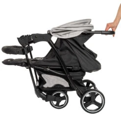 Babygo Basket Grey Melange Wandelwagen 6402 13 Babygo Basket Grey Melange Wandelwagen 6402 -Baby Kinderwagen Serie Winkel Babygo Basket Grey Melange Wandelwagen 6402 3