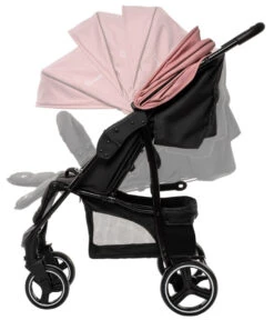 Babygo Basket Pink Melange Wandelwagen 6403 12 Babygo Basket Pink Melange Wandelwagen 6403 -Baby Kinderwagen Serie Winkel Babygo Basket Pink Melange Wandelwagen 6403 2