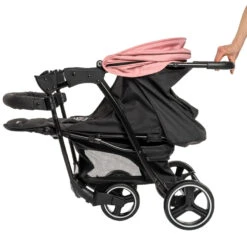 Babygo Basket Pink Melange Wandelwagen 6403 13 Babygo Basket Pink Melange Wandelwagen 6403 -Baby Kinderwagen Serie Winkel Babygo Basket Pink Melange Wandelwagen 6403 3