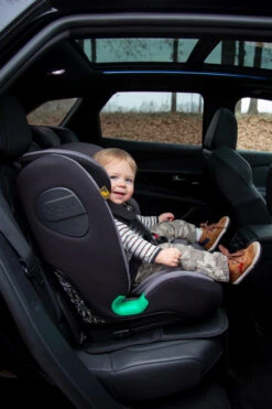 Ding York Black Leather I-Size Autostoel 9-36 Kg K63 -Baby Kinderwagen Serie Winkel ML Ding York 01 2 1