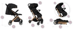 Momi Estelle Black Wandelwagen WOSP00003 -Baby Kinderwagen Serie Winkel Momi Estelle Black Wandelwagen WOSP00003 10