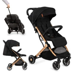 Momi Estelle Black Wandelwagen WOSP00003 -Baby Kinderwagen Serie Winkel Momi Estelle Black Wandelwagen WOSP00003 3