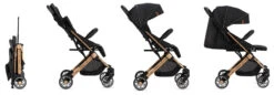 Momi Estelle Black Wandelwagen WOSP00003 -Baby Kinderwagen Serie Winkel Momi Estelle Black Wandelwagen WOSP00003 4