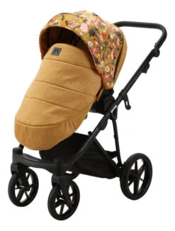 Adamex Porto Flowers Ochre 2-in-1 Kinderwagen FL-3 -Baby Kinderwagen Serie Winkel adamex porto flowers ochre 2 in 1 kinderwagen fl 3 1