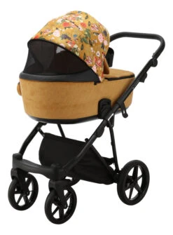 Adamex Porto Flowers Ochre 2-in-1 Kinderwagen FL-3 -Baby Kinderwagen Serie Winkel adamex porto flowers ochre 2 in 1 kinderwagen fl 3 7