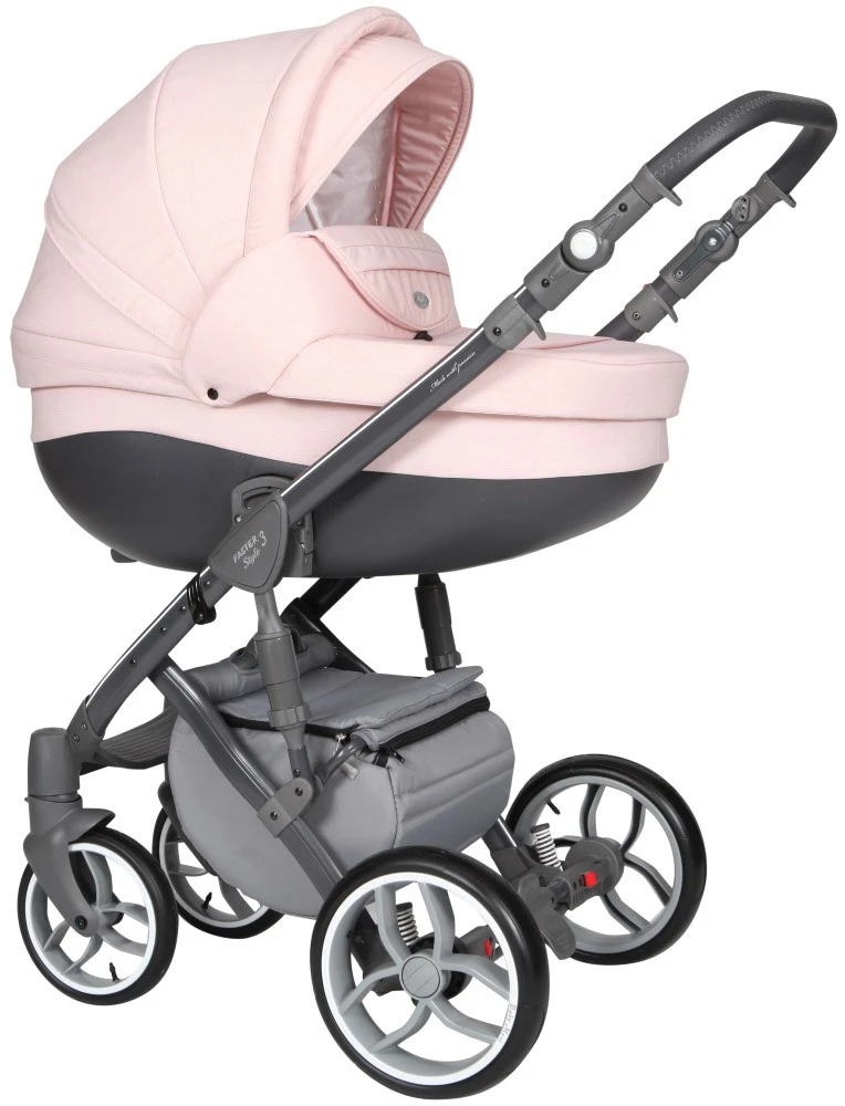 Baby Merc Faster 3 Pink Kinderwagen Incl. Autostoel FIII 91 4 Baby Merc Faster 3 Pink Kinderwagen Incl. Autostoel FIII 91 - Afbeelding 2