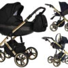Baby Merc Faster 3 Black/Gold Limited Edition Kinderwagen Incl. Autostoel L143 -Baby Kinderwagen Serie Winkel baby merc faster 3 black gold limited edition kinderwagen incl. autostoel 6