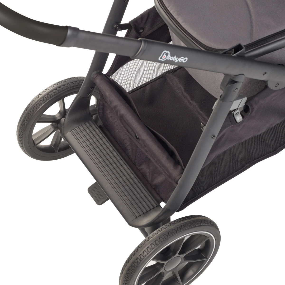 Babygo Duo Grey Tandem Kinderwagen 7801 14 Babygo Duo Grey Tandem Kinderwagen 7801 - Afbeelding 13