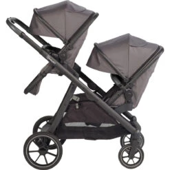 Babygo Duo Mega Grey Tandem Kinderwagen Incl. 2 Autostoelen 78001 -Baby Kinderwagen Serie Winkel babygo duo grey tandem kinderwagen 7801 4