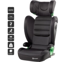Babygo Safechild Black I-Size Autostoel 15-36 Kg 3855 -Baby Kinderwagen Serie Winkel babygo safechild black i size autostoel 15 36 kg 3855 9