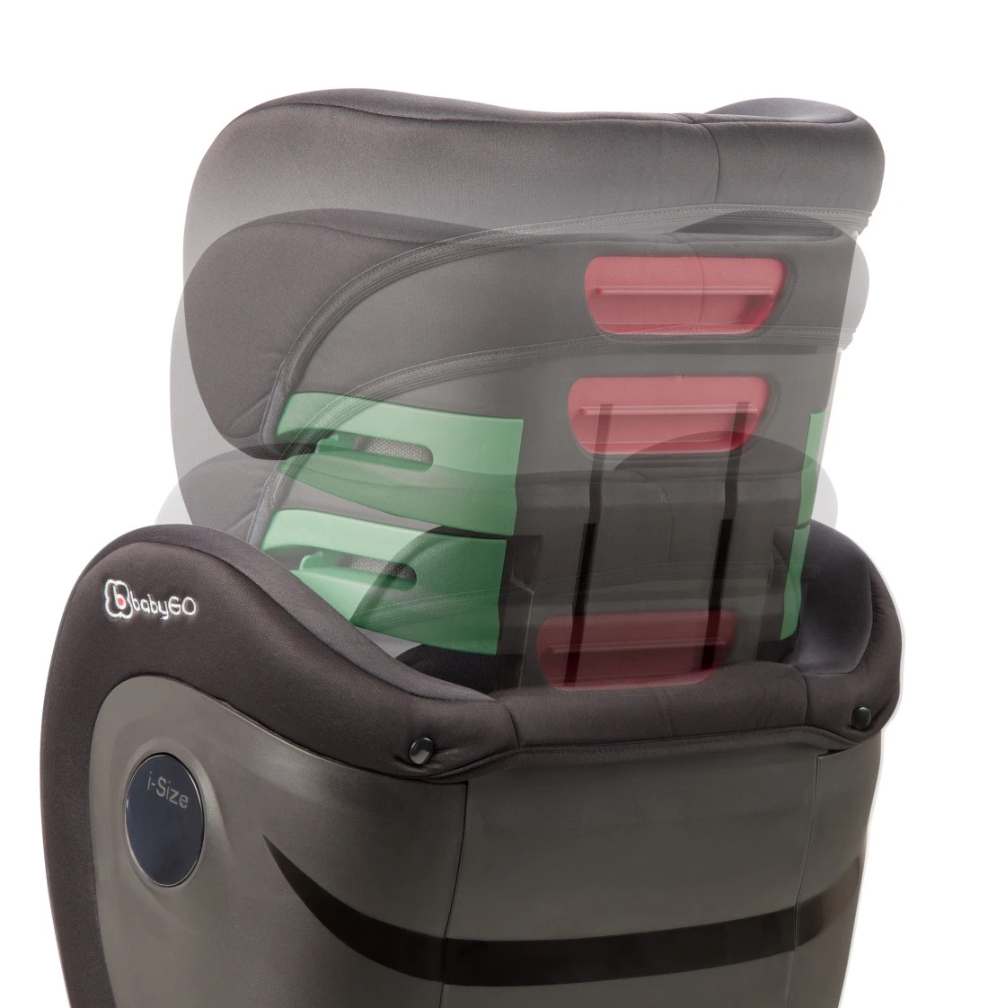 Babygo Safechild Grey I-Size Autostoel 15-36 Kg 3856 6 Babygo Safechild Grey I-Size Autostoel 15-36 Kg 3856 - Afbeelding 4