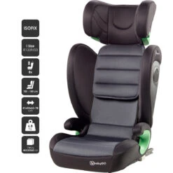 Babygo Safechild Grey I-Size Autostoel 15-36 Kg 3856 18 Babygo Safechild Grey I-Size Autostoel 15-36 Kg 3856 -Baby Kinderwagen Serie Winkel babygo safechild grey i size autostoel 15 36 kg 3856 9