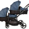 Babygo Twinner Blue Tandem Duowagen Incl. 2 Autostoelen -Baby Kinderwagen Serie Winkel babygo twinner blue tandem duowagen 7502 3 1