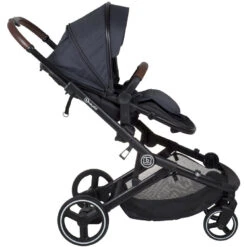 Babygo Twinner Grey Tandem Duowagen Incl. 2 Autostoelen -Baby Kinderwagen Serie Winkel babygo twinner tandem duowagen 13 2 1