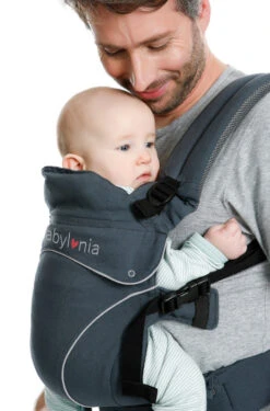 Babylonia Flexia Sepia Draagzak BDDFLEX_1_502 -Baby Kinderwagen Serie Winkel babylonia flexia deep grey draagzak 2 1