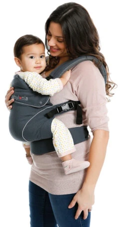 Babylonia Flexia Sepia Draagzak BDDFLEX_1_502 -Baby Kinderwagen Serie Winkel babylonia flexia deep grey draagzak 4 1