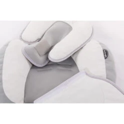 Bo Jungle B-Snooze Wit/Grijs 3-in-1 Universeel Kussen B180500 -Baby Kinderwagen Serie Winkel bo jungle b snooze witgrijs 3 in 1 universeel kussen b180500 8 1