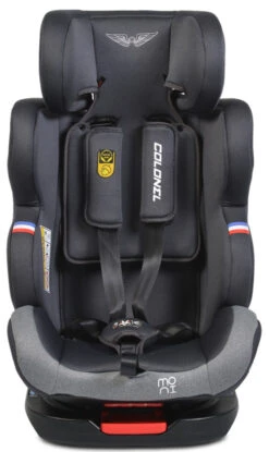 Cangaroo Colonel Dark Grey SPS Isofix 0-36 Kg Autostoel 0212 -Baby Kinderwagen Serie Winkel cangaroo colonel light grey 0 36 kg autostoel 0205 12 1