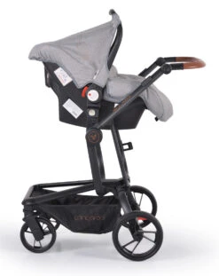 Cangaroo Ellada Grey 3-in-1 Combi Kinderwagen Incl. Autostoel -Baby Kinderwagen Serie Winkel cangaroo ellada grey 3 in 1 kinderwagen incl. autostoel 15