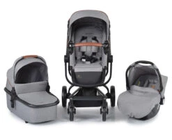 Cangaroo Ellada Grey 3-in-1 Combi Kinderwagen Incl. Autostoel -Baby Kinderwagen Serie Winkel cangaroo ellada grey 3 in 1 kinderwagen incl. autostoel 17