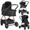 Cangaroo Empire Black 3-in-1 Kinderwagen Incl. Autostoel -Baby Kinderwagen Serie Winkel cangaroo empire black 3 in 1 kinderwagen incl. autostoel 1