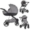 Cangaroo Florence Grey 3-in-1 Kinderwagen Incl. Autostoel 109996 -Baby Kinderwagen Serie Winkel cangaroo florence grey 3 in 1 kinderwagen incl. autostoel 109996 1