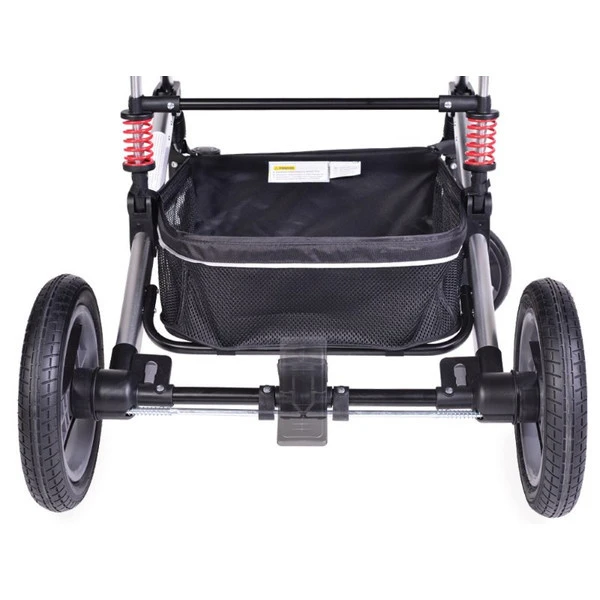 Cangaroo Gala Dark Grey/Silver 3-in-1 Combi Kinderwagen Incl. Autostoel. - Afbeelding 11
