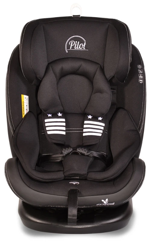 Cangaroo Pilot Black Leather SPS Isofix 360° 0-36 Kg Autostoel Met Zonnekap 5 Cangaroo Pilot Black Leather SPS Isofix 360° 0-36 Kg Autostoel Met Zonnekap - Afbeelding 3