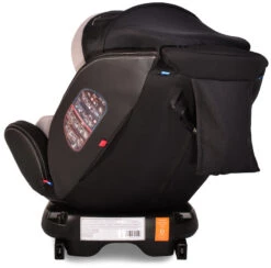 Cangaroo Pilot Light Grey Leather SPS Isofix 360° 0-36 Kg Autostoel Met Zonnekap -Baby Kinderwagen Serie Winkel cangaroo pilot light grey leather sps isofix 360 0 36 kg autostoel met zonnekap 11