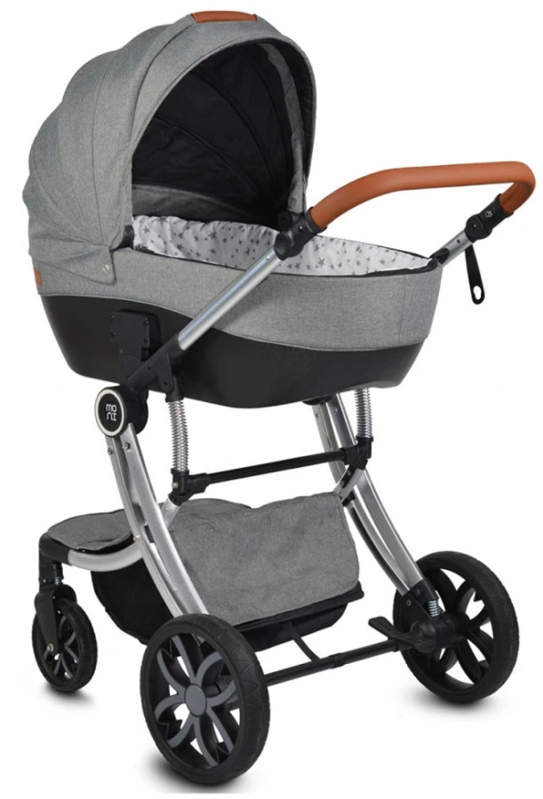 Cangaroo Polly Black 3-in-1 Combi Kinderwagen Incl. Autostoel 10 Cangaroo Polly Black 3-in-1 Combi Kinderwagen Incl. Autostoel - Afbeelding 8