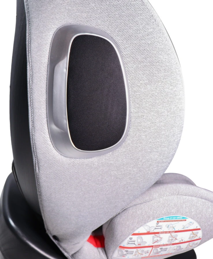 Ding Cruz Light Grey 360° Isofix Autostoel 0-36kg DI-101921 11 Ding Cruz Light Grey 360° Isofix Autostoel 0-36kg DI-101921 - Afbeelding 9