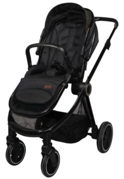 Ding Fenix Black/Black Kinderwagen DI-191701 -Baby Kinderwagen Serie Winkel ding fenix black kinderwagen1