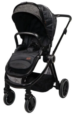 Ding Fenix Black/Black Kinderwagen DI-191701 -Baby Kinderwagen Serie Winkel ding fenix black kinderwagen2