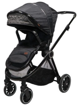 Ding Fenix Black/Black Kinderwagen DI-191701 -Baby Kinderwagen Serie Winkel ding fenix black kinderwagen3