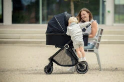 Ding Fenix Black/Black Kinderwagen DI-191701 -Baby Kinderwagen Serie Winkel ding fenix black kinderwagen 2