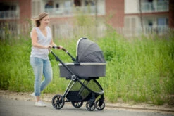 Ding Fenix Grey/Silver 3-in-1 Combi Kinderwagen Incl. Autostoel 38 Ding Fenix Grey/Silver 3-in-1 Combi Kinderwagen Incl. Autostoel -Baby Kinderwagen Serie Winkel ding fenix grey kinderwagen 1