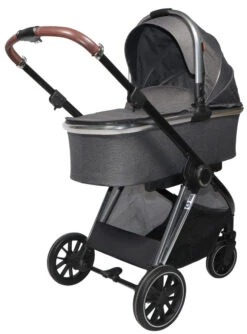 Ding Fenix Grey/Silver 3-in-1 Combi Kinderwagen Incl. Autostoel 32 Ding Fenix Grey/Silver 3-in-1 Combi Kinderwagen Incl. Autostoel -Baby Kinderwagen Serie Winkel ding fenix greysilver kinderwagen14 1