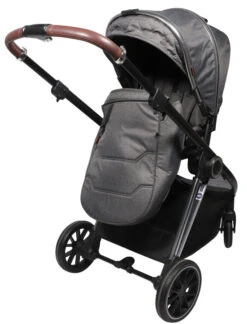Ding Fenix Grey/Silver 3-in-1 Combi Kinderwagen Incl. Autostoel 29 Ding Fenix Grey/Silver 3-in-1 Combi Kinderwagen Incl. Autostoel -Baby Kinderwagen Serie Winkel ding fenix greysilver kinderwagen8 1