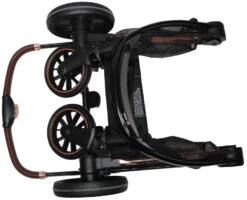 Ding Fenix Black/Black Kinderwagen DI-191701 -Baby Kinderwagen Serie Winkel ding fenix kinderwagen ingeklapt 4