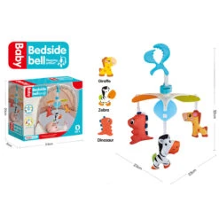 Eco Toys Blue Babymobiel Kinderwagen Speelgoed HC527701 -Baby Kinderwagen Serie Winkel eco toys animals muziekmobiel 3