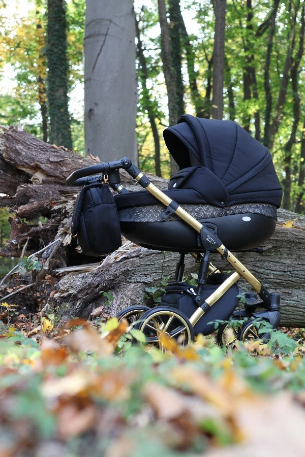 Baby Merc Faster 3 Black/Gold Limited Edition Kinderwagen Incl. Autostoel L143 8 Baby Merc Faster 3 Black/Gold Limited Edition Kinderwagen Incl. Autostoel L143 - Afbeelding 6