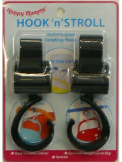 Hook 'n Stroll Tassenhaak 2 Stuks 8 Hook 'n Stroll Tassenhaak 2 Stuks -Baby Kinderwagen Serie Winkel hook and stroll tassenhaak 4