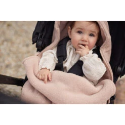 Jollein Grain Knit Wild Rose 3/5 Punts 0-9 Maanden Autostoel Voetenzak 025-811-67065 -Baby Kinderwagen Serie Winkel jollein grain knit wild 0 9 maanden autostoel voetenzak 025 811 67065 3